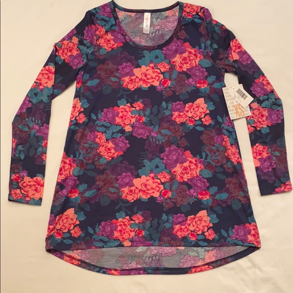 LuLaRoe Floral Lynnae Sz X-small